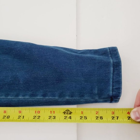 Paisley Sky Jeans Maternity Pregnancy Skinny Stretch Belly Support Blue M - Picture 10 of 10